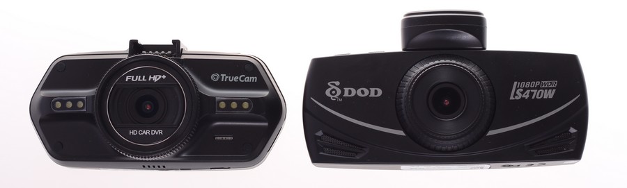 DOD LS470W vs Truecam A7s kamery do auta