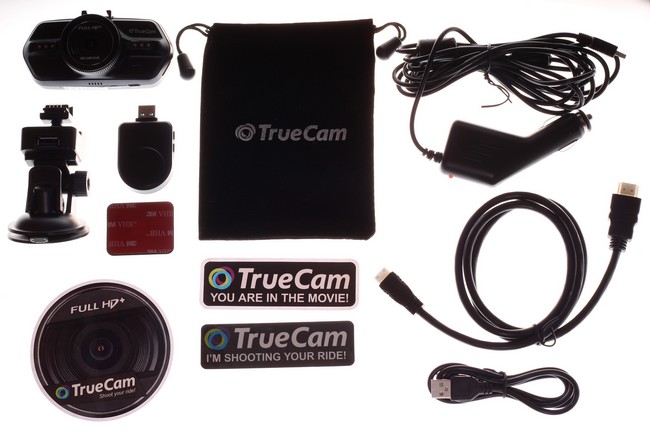 TrueCam A7s  príslušenstvo