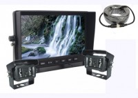 Cúvací set AHD LCD monitor 7" + 2x cúvacia kamera s 18x LED IR