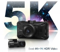 Kamera do auta DOD GS980D - Duálna 4k + 1K s GPS + 5GHz WiFi